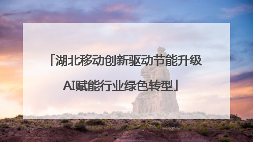 湖北移动创新驱动节能升级 AI赋能行业绿色转型