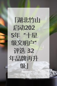 湖北竹山启动2025年“十星级文明户”评选 32年品牌再升级