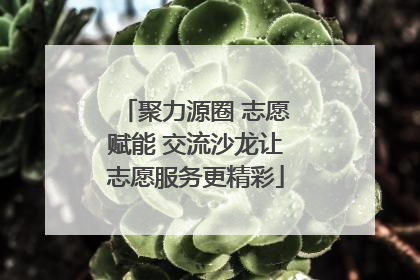 聚力源圈 志愿赋能 交流沙龙让志愿服务更精彩