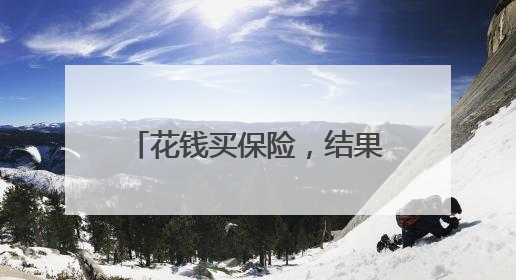 花钱买保险，结果买成了“保障”？业务员：外面修修就行，还去4S店找宰