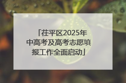 茌平区2025年中高考及高考志愿填报工作全面启动