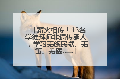 薪火相传！13名学徒拜师非遗传承人，学习羌族民歌、羌笛、羌医……