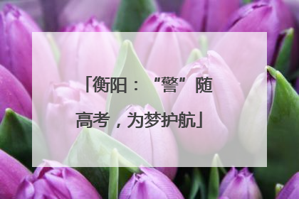 衡阳：“警”随高考，为梦护航