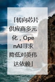 转向芯片供应商多元化，OpenAI寻求降低对英伟达依赖