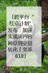 跨平台“红京计划”发布：加速实现从内容种草到交易转化丨变革618