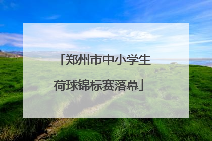 郑州市中小学生荷球锦标赛落幕