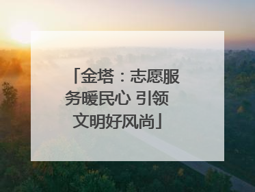 金塔：志愿服务暖民心 引领文明好风尚