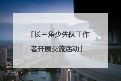 长三角少先队工作者开展交流活动