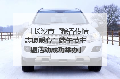 长沙市“粽香传情志愿暖心”端午节主题活动成功举办