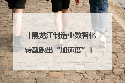 黑龙江制造业数智化转型跑出“加速度”