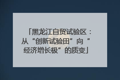 黑龙江自贸试验区：从“创新试验田”向“经济增长极”的质变