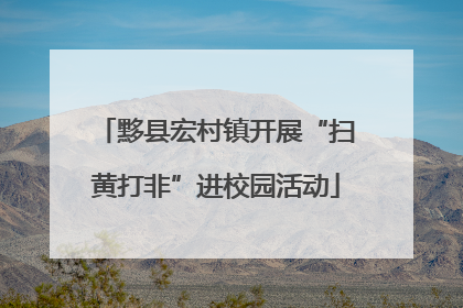 黟县宏村镇开展“扫黄打非”进校园活动