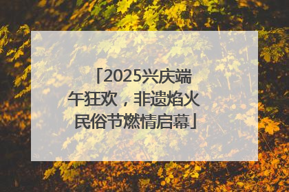 2025兴庆端午狂欢，非遗焰火民俗节燃情启幕