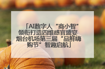 AI数字人“商小智”领衔打造四维感官盛宴 烟台机场第三届“品鲜嗨购节”智趣启航